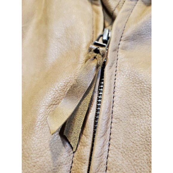 Vtg ORVIS Lone Pine Brown Leather Jacket | Made in USA | 42 - Picture 13 of 16